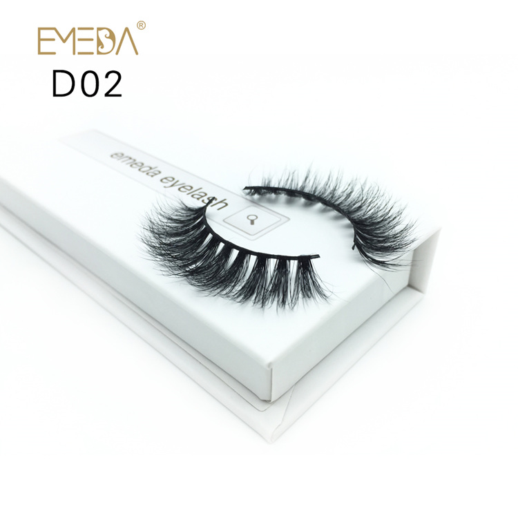 3D Mink Eyelashes,Siberian Real Furs Mink Eyelash Strips,Individual Lash Vendor YH012